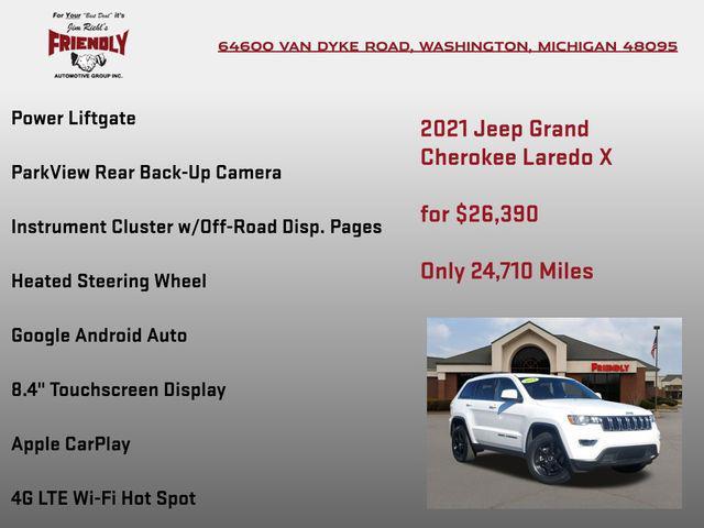 used 2021 Jeep Grand Cherokee car, priced at $26,390