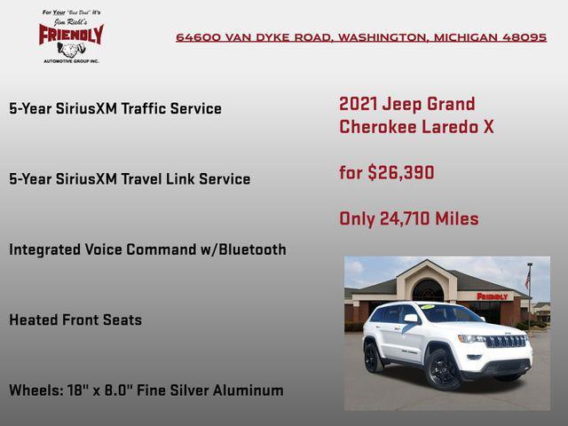 used 2021 Jeep Grand Cherokee car, priced at $26,390