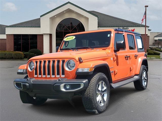 used 2018 Jeep Wrangler Unlimited car, priced at $27,000