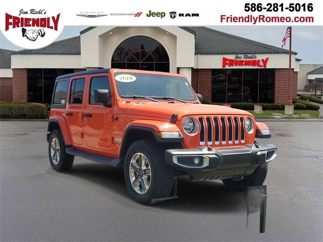 used 2018 Jeep Wrangler Unlimited car, priced at $27,000