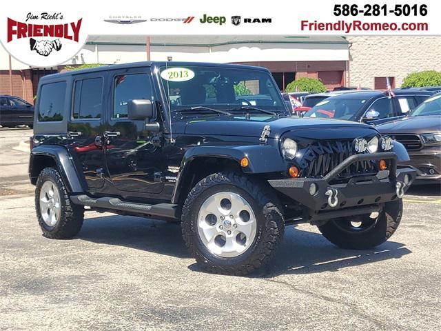 used 2013 Jeep Wrangler Unlimited car, priced at $13,790
