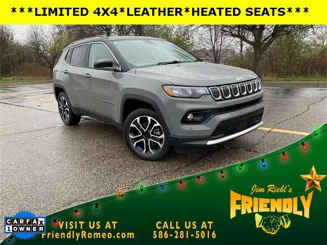 used 2022 Jeep Compass car, priced at $22,500