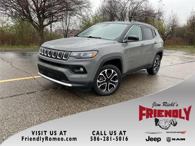 used 2022 Jeep Compass car, priced at $22,500