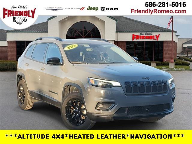 used 2023 Jeep Cherokee car, priced at $22,500