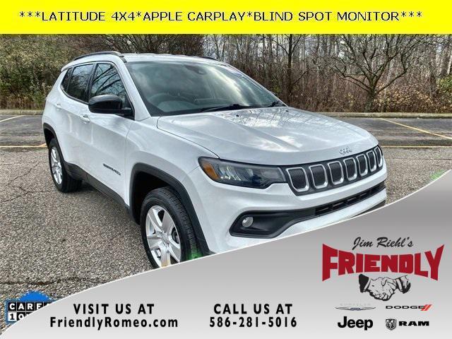 used 2022 Jeep Compass car, priced at $21,000