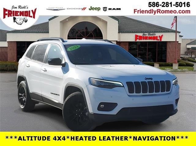 used 2023 Jeep Cherokee car, priced at $21,500