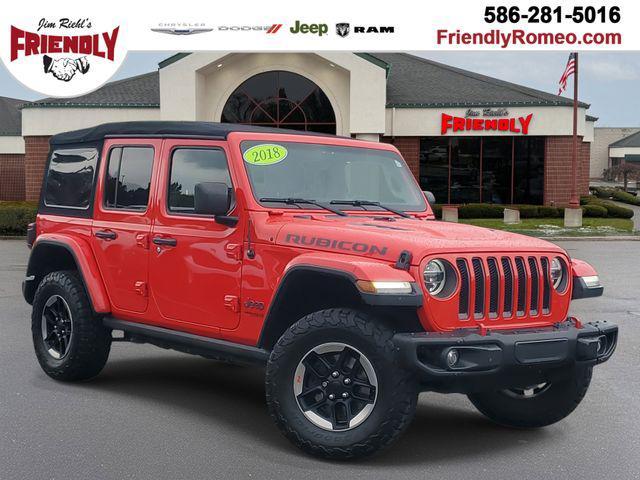 used 2018 Jeep Wrangler Unlimited car, priced at $29,777
