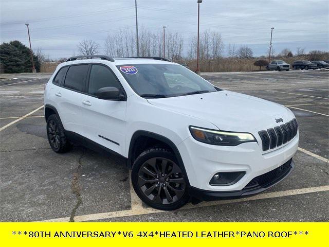 used 2021 Jeep Cherokee car, priced at $25,500