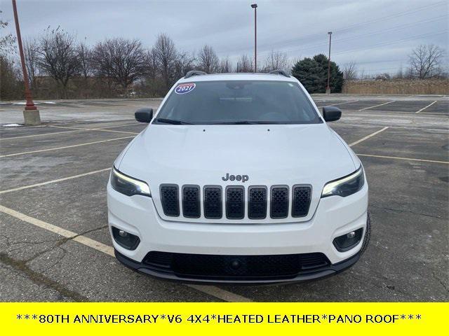 used 2021 Jeep Cherokee car, priced at $25,500