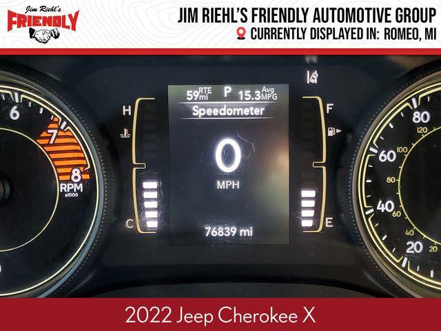 used 2022 Jeep Cherokee car, priced at $21,085