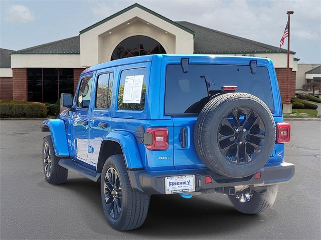 used 2022 Jeep Wrangler Unlimited 4xe car, priced at $33,595