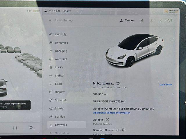 used 2021 Tesla Model 3 car, priced at $19,995