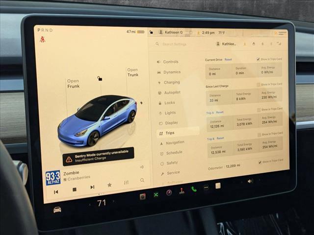 used 2023 Tesla Model 3 car, priced at $27,955