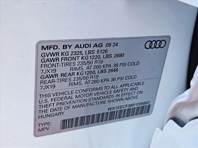 new 2024 Audi Q3 car, priced at $45,825