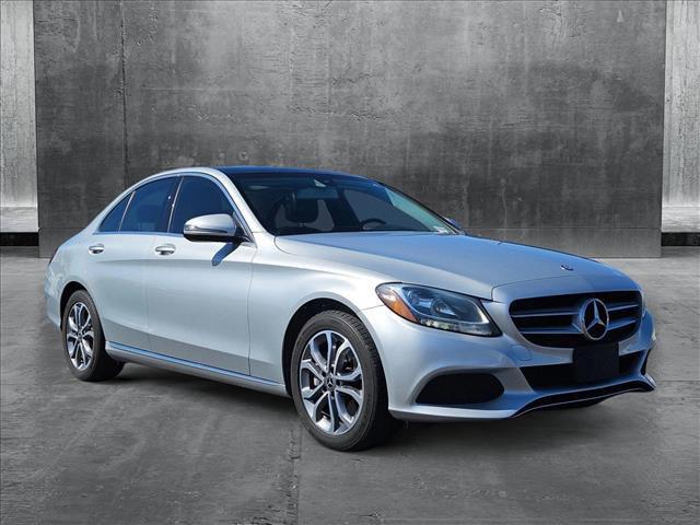 used 2017 Mercedes-Benz C-Class car, priced at $18,878