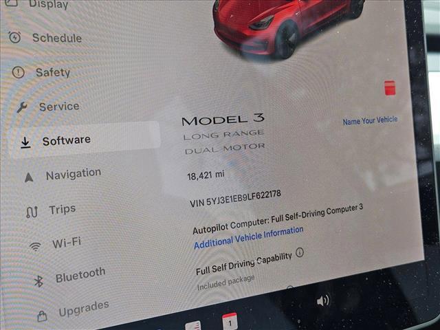 used 2020 Tesla Model 3 car, priced at $28,275