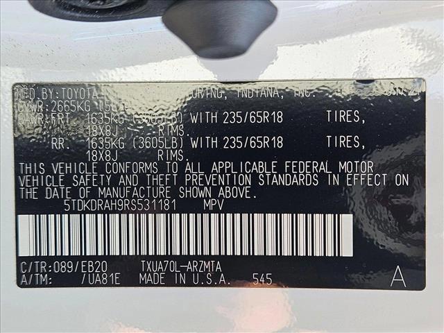 used 2024 Toyota Highlander car, priced at $34,991