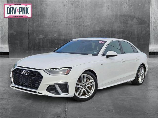 used 2022 Audi A4 car, priced at $24,895