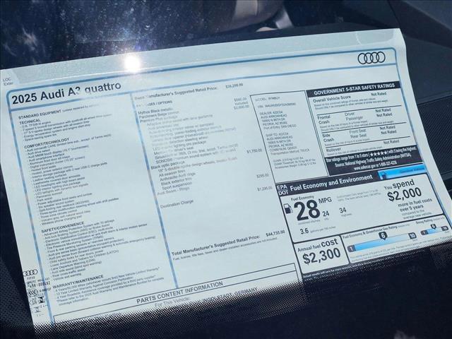 new 2025 Audi A3 car, priced at $41,735