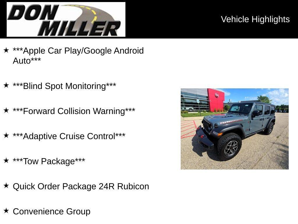 new 2024 Jeep Wrangler car, priced at $52,518