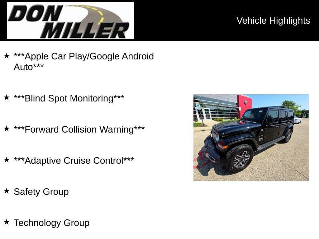 new 2024 Jeep Wrangler car, priced at $54,618