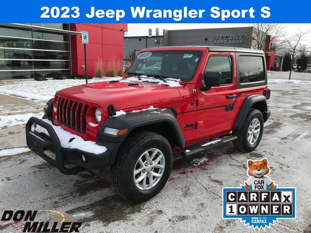 used 2023 Jeep Wrangler car, priced at $30,009