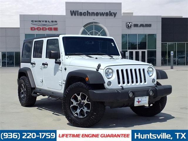 used 2017 Jeep Wrangler Unlimited car, priced at $16,332