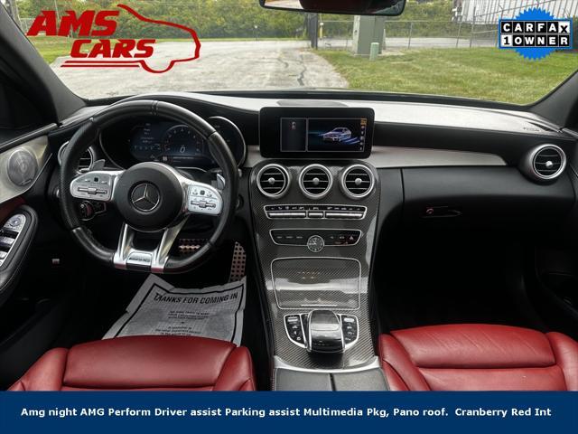 used 2020 Mercedes-Benz AMG C 43 car, priced at $38,875