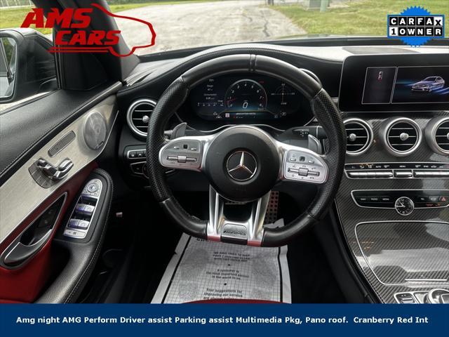 used 2020 Mercedes-Benz AMG C 43 car, priced at $38,875