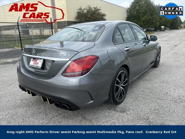 used 2020 Mercedes-Benz AMG C 43 car, priced at $38,875