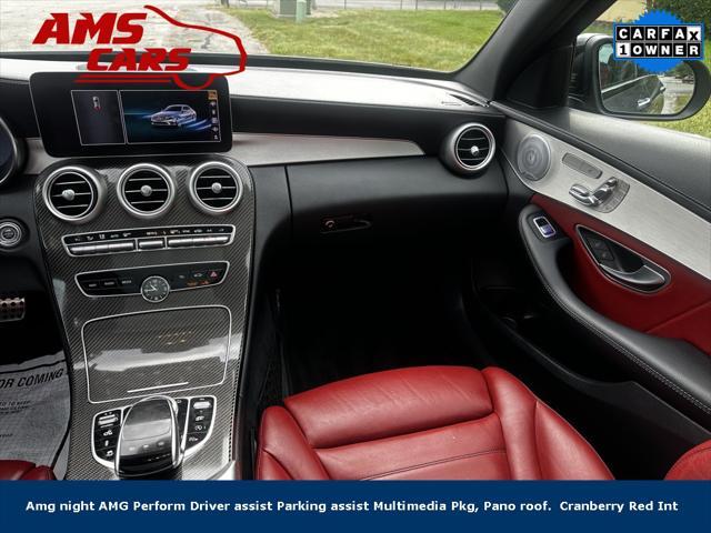 used 2020 Mercedes-Benz AMG C 43 car, priced at $38,875