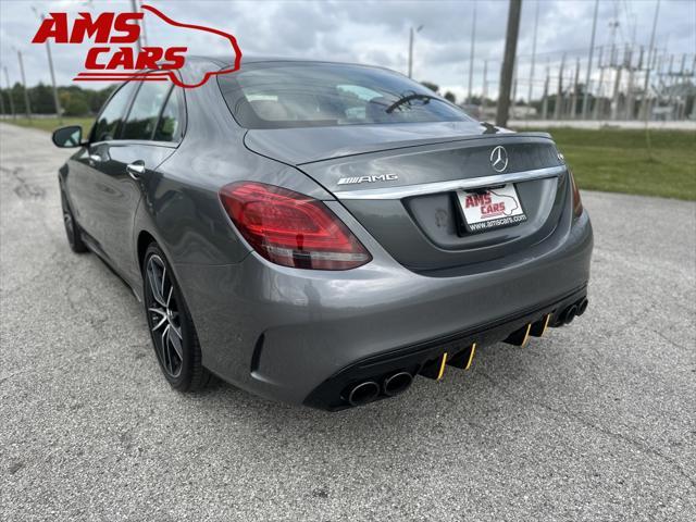 used 2020 Mercedes-Benz AMG C 43 car, priced at $42,000