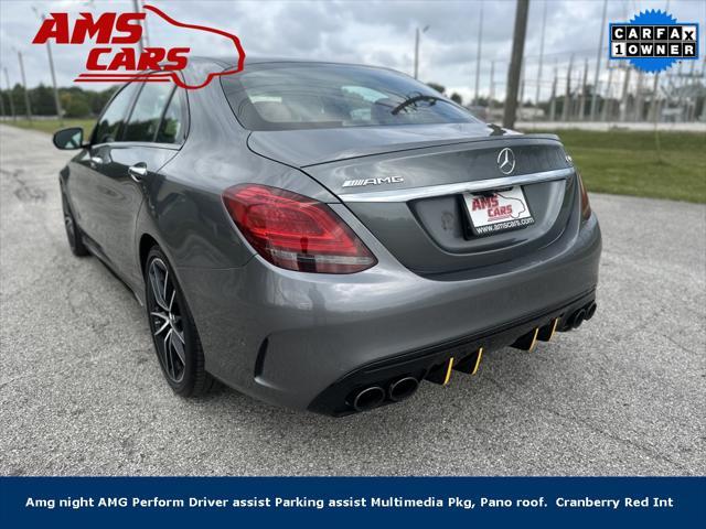 used 2020 Mercedes-Benz AMG C 43 car, priced at $38,875