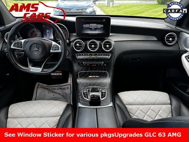 used 2018 Mercedes-Benz AMG GLC 63 car, priced at $34,200