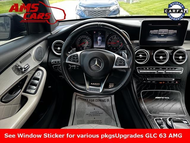 used 2018 Mercedes-Benz AMG GLC 63 car, priced at $34,200