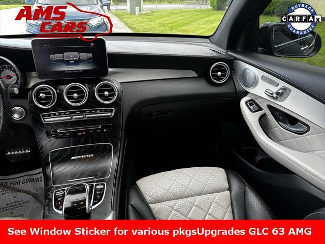 used 2018 Mercedes-Benz AMG GLC 63 car, priced at $34,200