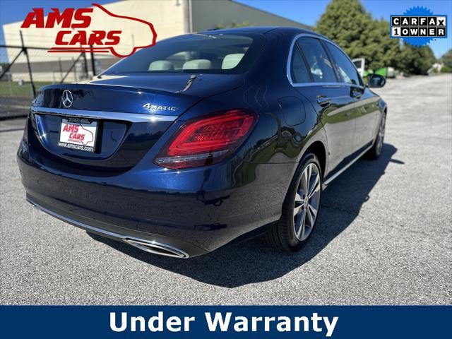 used 2021 Mercedes-Benz C-Class car, priced at $28,400