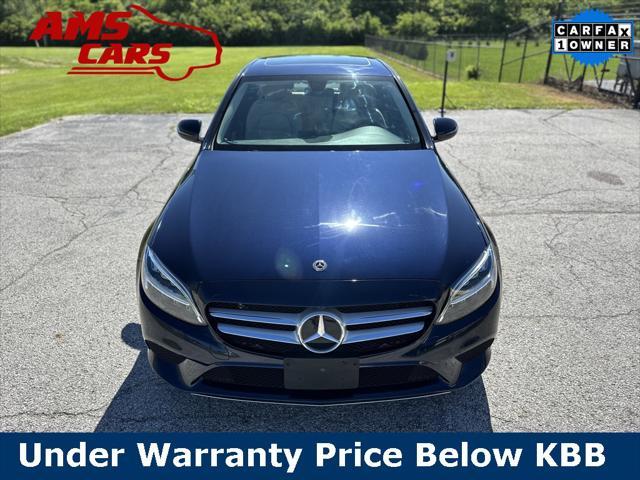 used 2021 Mercedes-Benz C-Class car, priced at $25,300