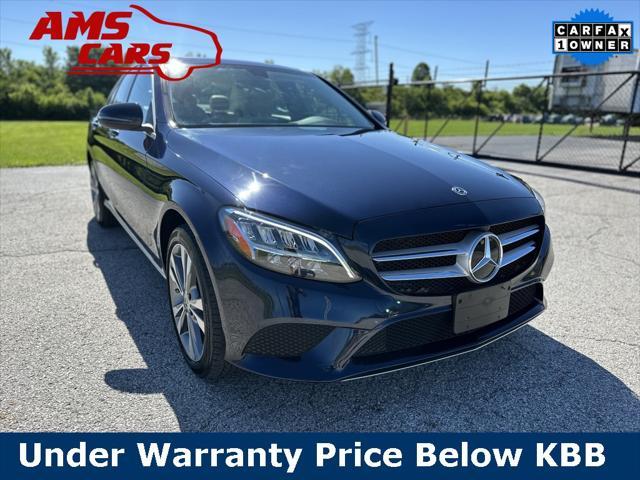 used 2021 Mercedes-Benz C-Class car, priced at $25,300