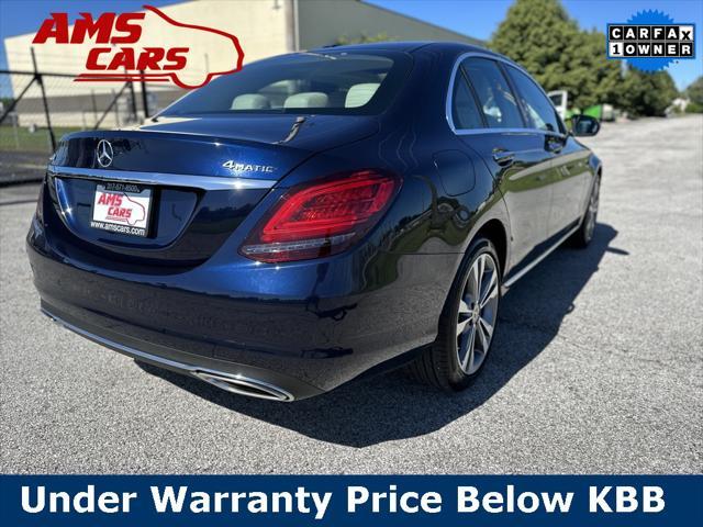 used 2021 Mercedes-Benz C-Class car, priced at $25,300