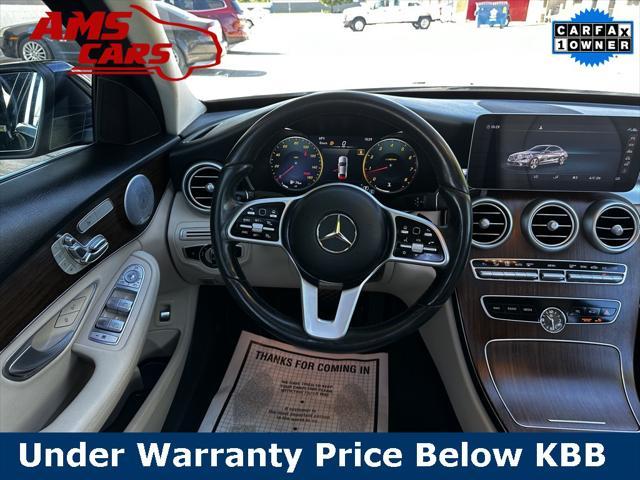 used 2021 Mercedes-Benz C-Class car, priced at $25,300