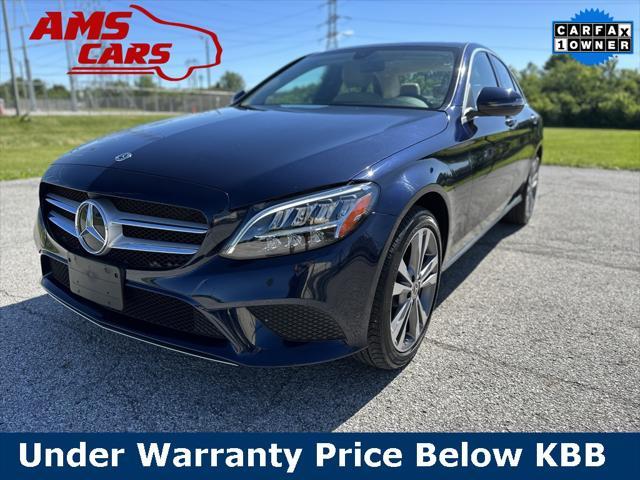 used 2021 Mercedes-Benz C-Class car, priced at $25,300