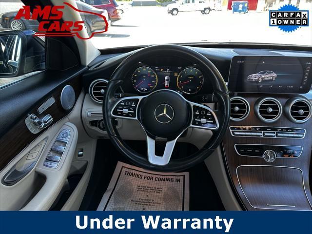 used 2021 Mercedes-Benz C-Class car, priced at $28,400