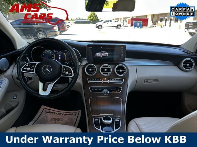 used 2021 Mercedes-Benz C-Class car, priced at $25,300