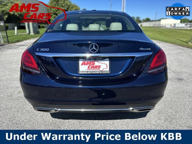 used 2021 Mercedes-Benz C-Class car, priced at $25,300