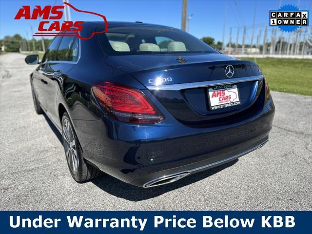 used 2021 Mercedes-Benz C-Class car, priced at $25,300