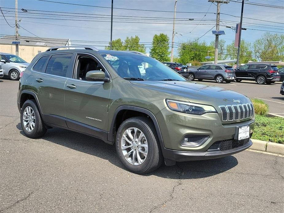 used 2021 Jeep Cherokee car, priced at $25,401