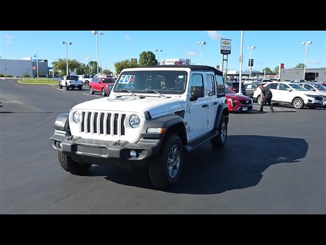 used 2020 Jeep Wrangler Unlimited car, priced at $28,837
