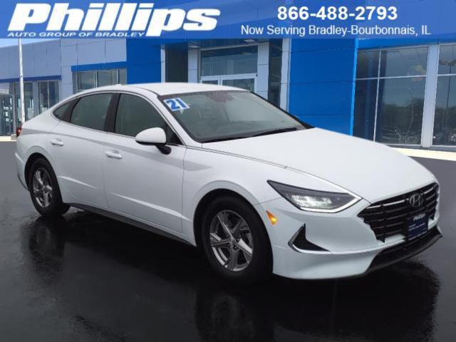 used 2021 Hyundai Sonata car, priced at $16,954