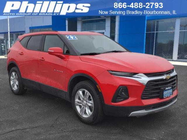 used 2022 Chevrolet Blazer car, priced at $24,859